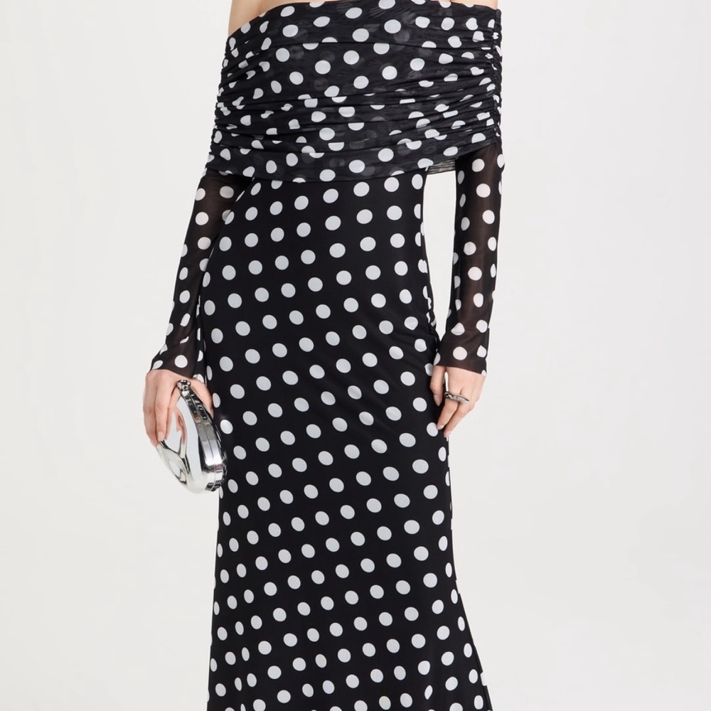 Thelma Maxi Dress - Diagonal Dot
M